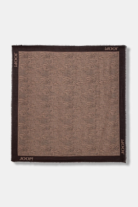 Joop! chusta damska kolor brązowy wzorzysta 30048376