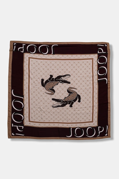 Joop! chusta damska kolor brązowy wzorzysta 30048970