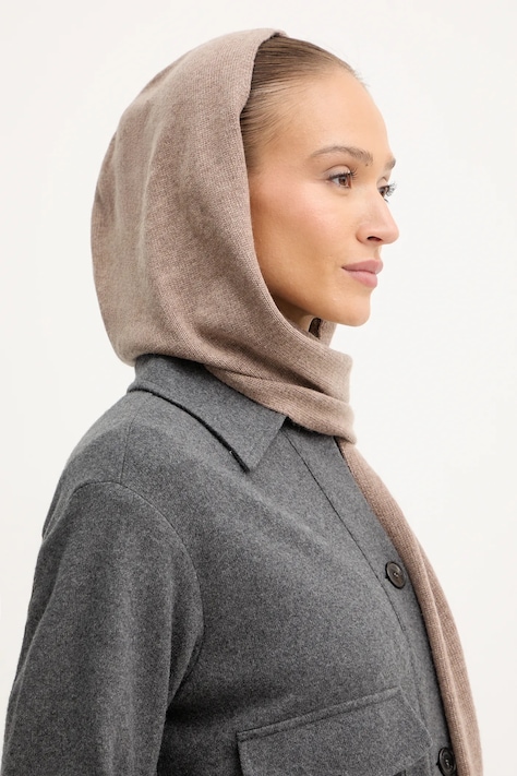 Šála s příměsí kašmíru Marciano Guess AFRAH hnědá barva, 5BGZ02 5893Z