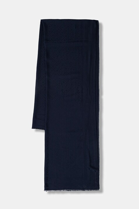 Tommy Hilfiger szal damski kolor granatowy wzorzysty AW0AW17789