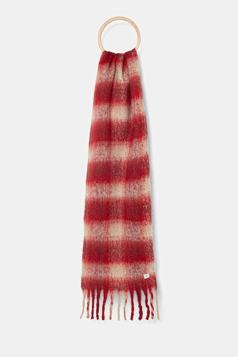 Šál Pepe Jeans bordová farba, vzorovaný, PL1100002