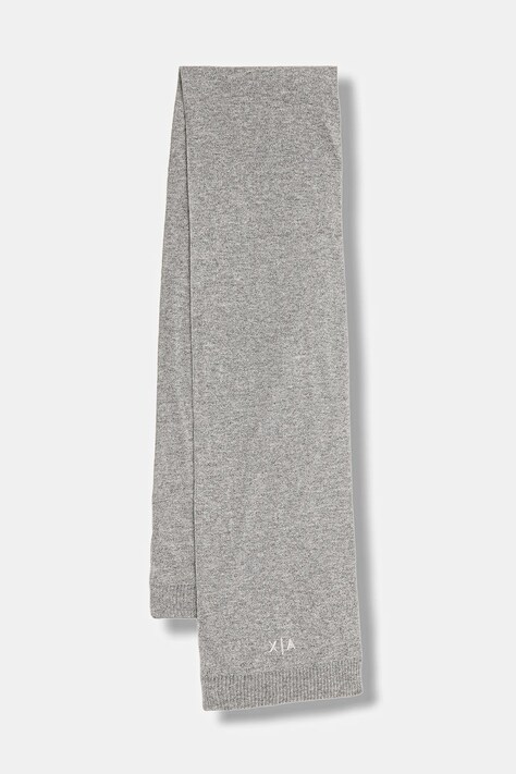 Armani Exchange szalik z dodatkiem wełny damski kolor szary XW001520 AF16181