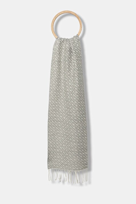 BOSS sciarpa in lana donna colore grigio 50549852