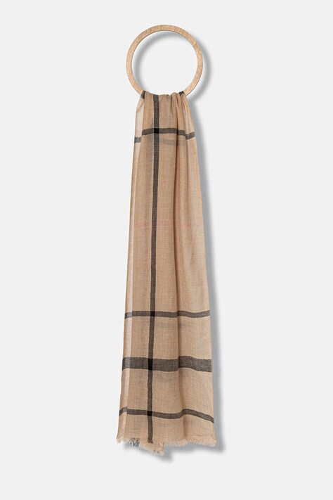 Vlněná šála Marella hnědá barva, 2523546066200