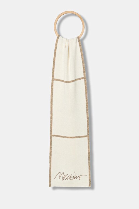 Moschino sciarpa in lana donna colore beige M3351 30843