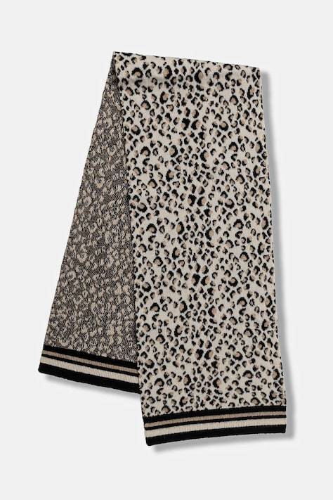 Шарф с примесью шерсти Morgan цвет бежевый узор 5OREO