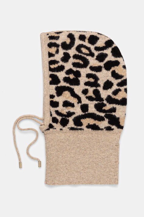 Morgan kominiarka z domieszką wełny kolor beżowy 5CALEO