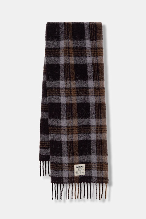 Šal s dodatkom vune United Colors of Benetton boja: bordo, 62QJDU027