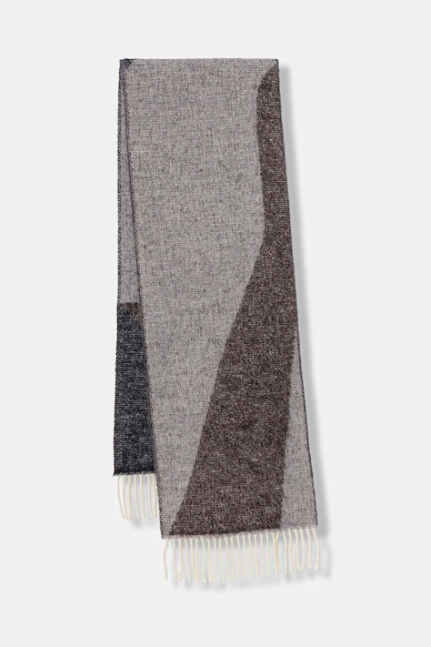 Κασκόλ με προσθήκη μαλλιού United Colors of Benetton χρώμα: μοβ, 64G8DU024