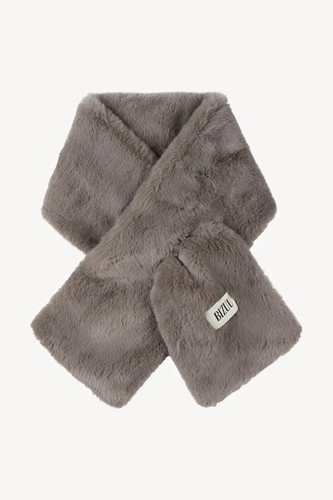 BIZUU Szalik damski FLUFFY brązowy FLUFFY TAUPE