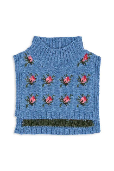 Παιδικό κολλάρο λαιμού Konges Sløjd BELOU NECKWARMER χρώμα: μπλε, KS103714