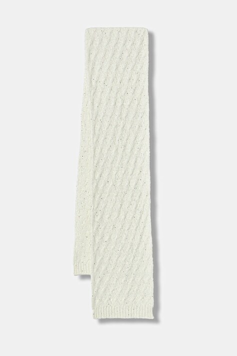 Šal United Colors of Benetton bež barva, 19WMCU015