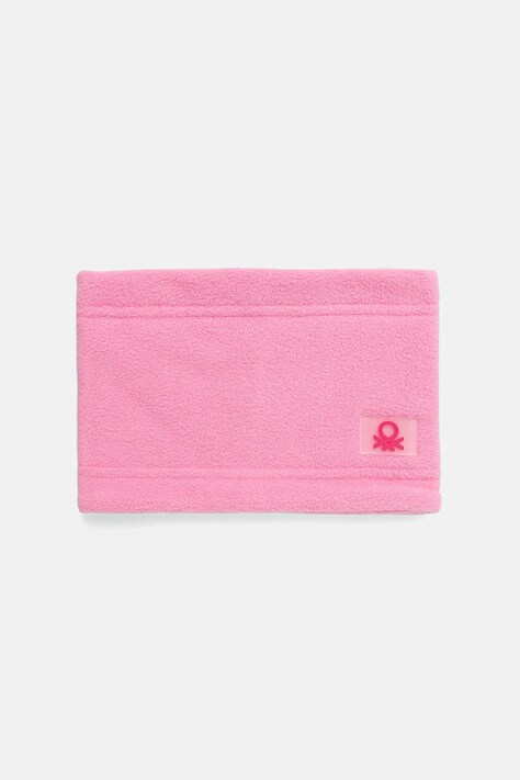 Dječji cjevasti šal United Colors of Benetton boja: ružičasta, bez uzorka, 6U87GU00I