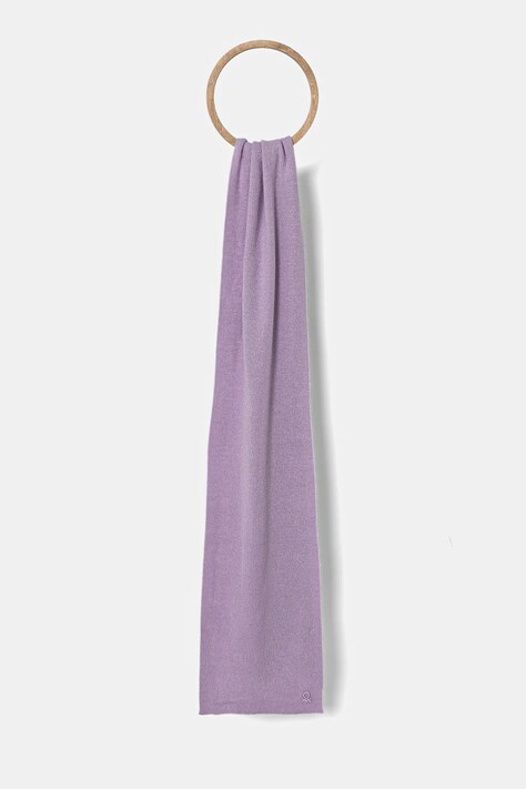 United Colors of Benetton fular de lână pentru copii culoarea violet, 106WCU00V