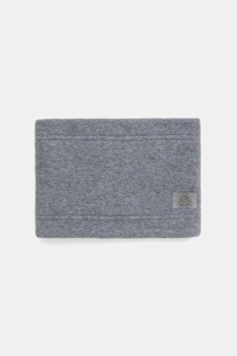 United Colors of Benetton komin dziecięcy kolor szary gładki 6U87CU00Y