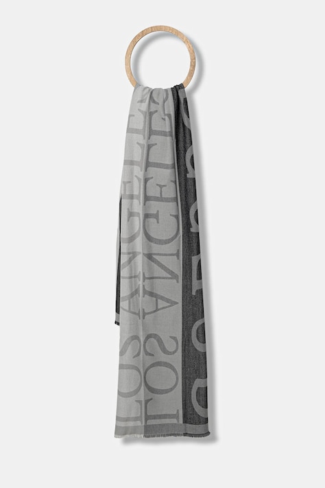Šála Guess pánská, šedá barva, vzorovaná, AM9534 VIS03