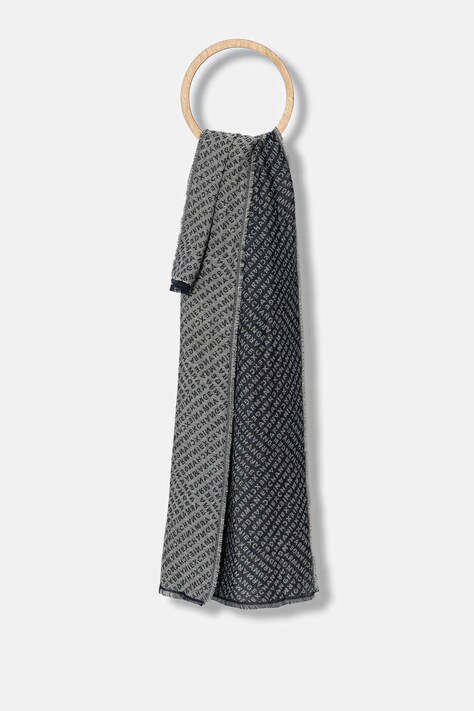 Armani Exchange szalik męski kolor granatowy wzorzysty XM001714 AF17470