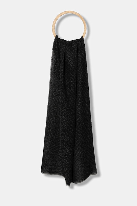 Šála Armani Exchange pánská, černá barva, vzorovaná, XM001714 AF17470