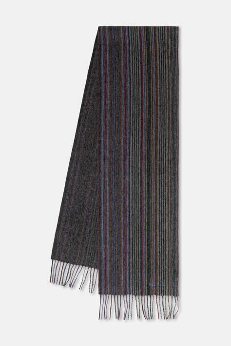 Paul Smith szalik wełniany 0 męski kolor szary wzorzysty M1A-150K-T640