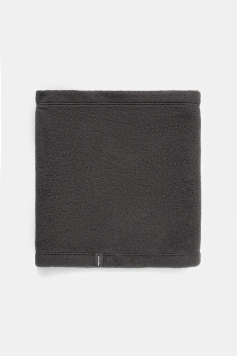 Icebreaker komin z dodatkiem wełny Merino Blend 800 kolor szary gładki IB0A57A80A11