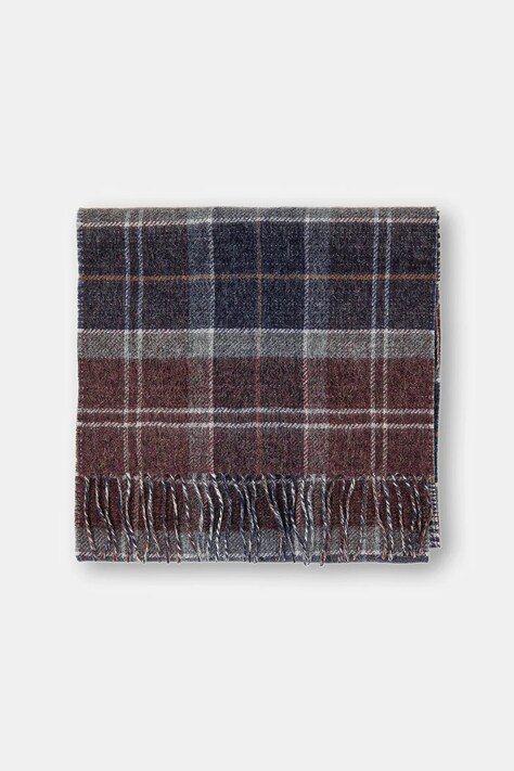 Barbour szalik wełniany kolor multicolor wzorzysty USC0401