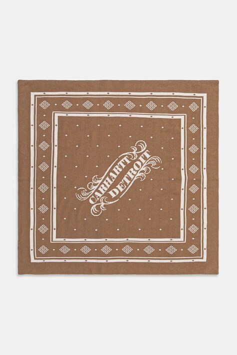 Carhartt WIP chusta bawełniana 3 One 3 Bandana kolor brązowy wzorzysta I035517.3E1XX