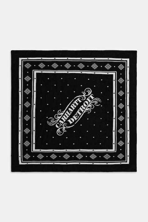 Carhartt WIP chusta bawełniana 3 One 3 Bandana kolor czarny wzorzysta I035517.K02XX