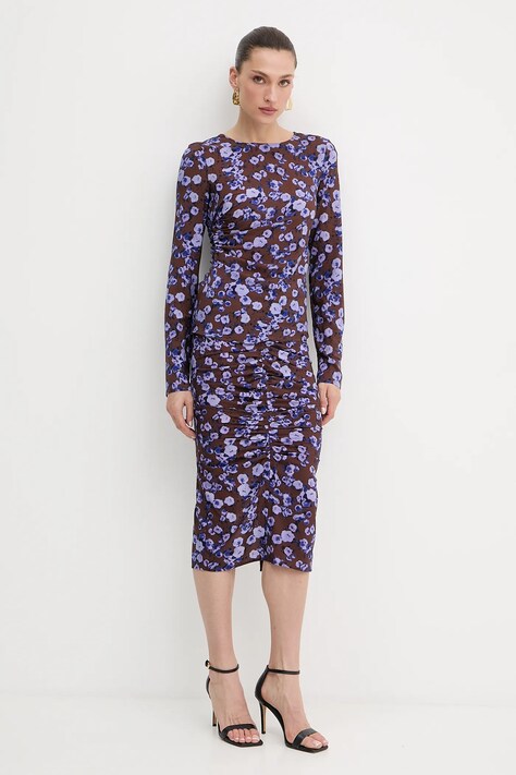 Спідниця Patrizia Pepe — AW25-SDD00I, коричневий — фото 2