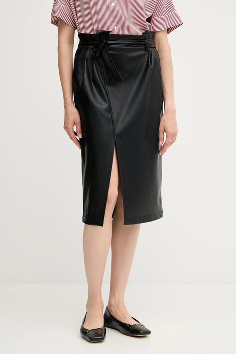 OUI spódnica kolor czarny midi prosta 93845