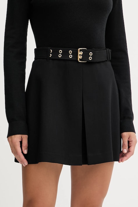 Marciano Guess spódnica CHRISTINA kolor czarny mini rozkloszowana 5YGD09 7343A