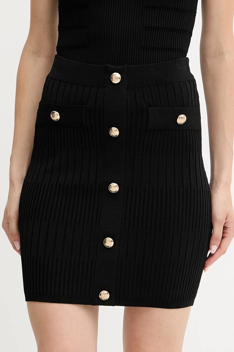 Marciano Guess fustă JANET culoarea negru, mini, drept, 5YGD32 5881Z