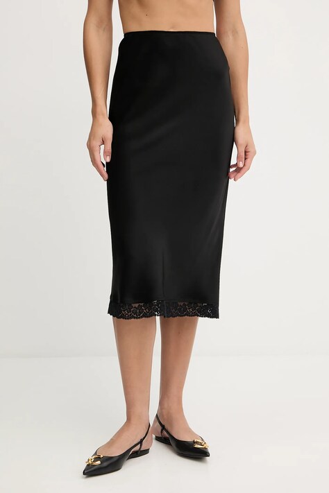Victoria Beckham spódnica kolor czarny midi prosta 1325WSK006458A