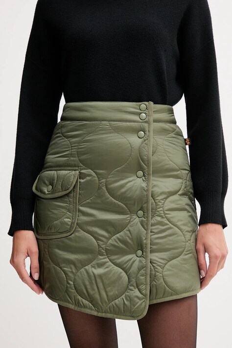 Φούστα Alpha Industries χρώμα: πράσινο, 258022.01