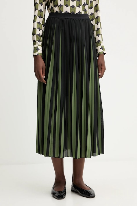 Weekend Max Mara szoknya BORA zöld, maxi, harang alakú, 2525106082600