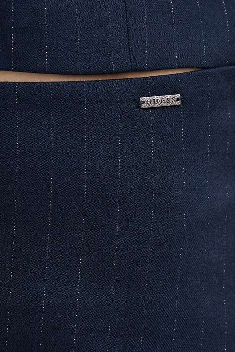Міні-спідниця Guess ZANITA — AW25-SDD0A3, темно-синій — фото 5