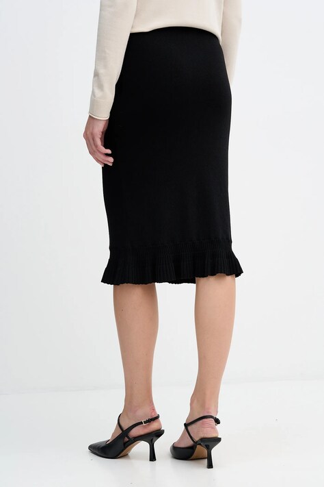 Suknja Sisley boja: crna, midi, pencil, 1H7PM000I