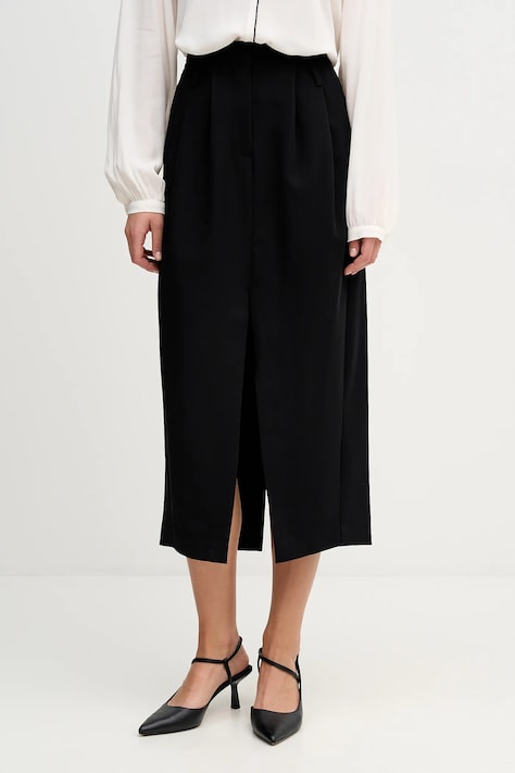 Φούστα Sisley χρώμα: μαύρο, 4KVXL002W