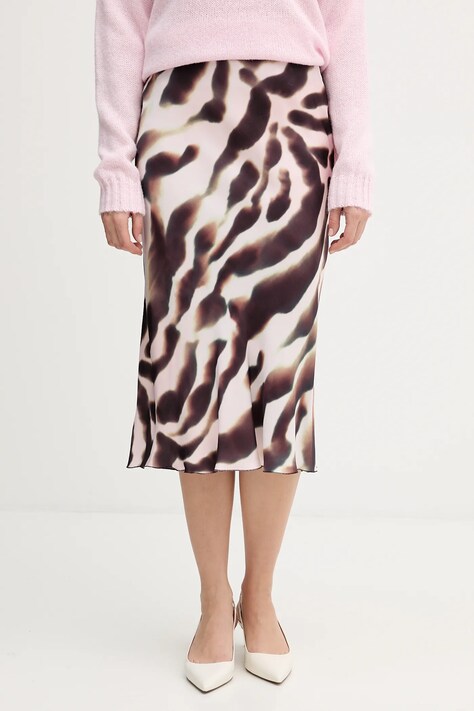 Marc Aurel spódnica kolor różowy midi rozkloszowana 2332-1000-24817