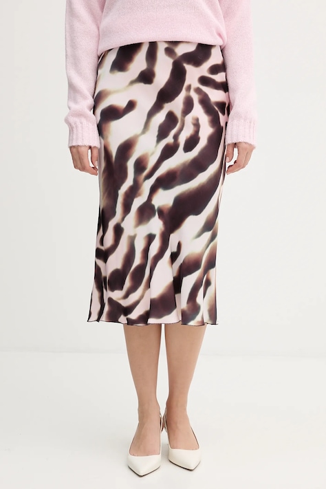 Marc Aurel spódnica kolor różowy midi rozkloszowana 2332-1000-24817