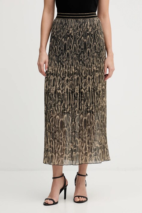 Marc Aurel spódnica kolor zielony maxi rozkloszowana 2200-1013-93490