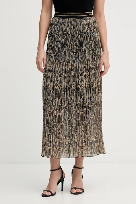 Marc Aurel spódnica kolor zielony maxi rozkloszowana 2200-1013-93490