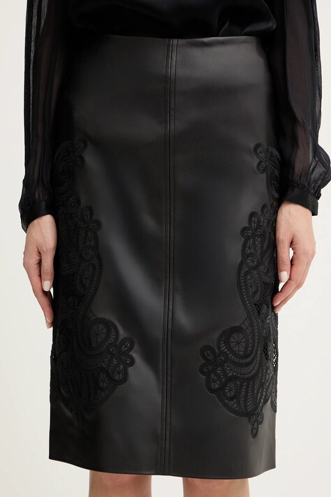 Twinset spódnica kolor czarny midi prosta 252TT2011