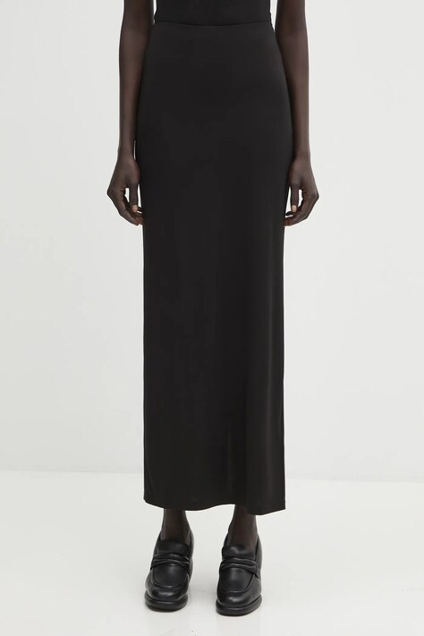 Anine Bing spódnica lynn kolor czarny maxi prosta A.04.11279