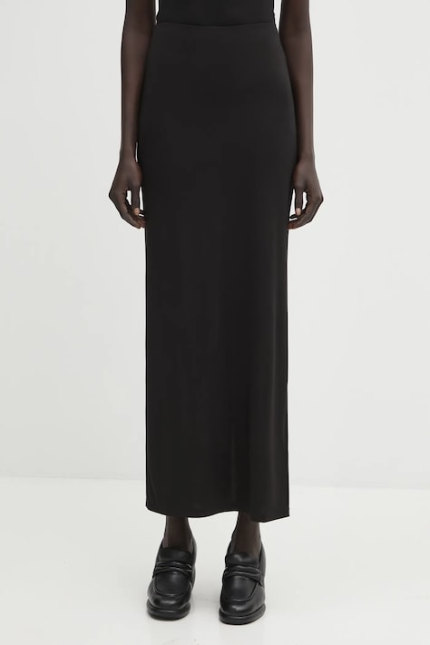 Anine Bing spódnica lynn kolor czarny maxi prosta A.04.11279