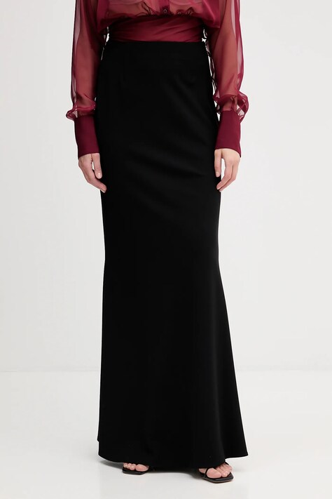 Aniye By spódnica kolor czarny maxi prosta 181356