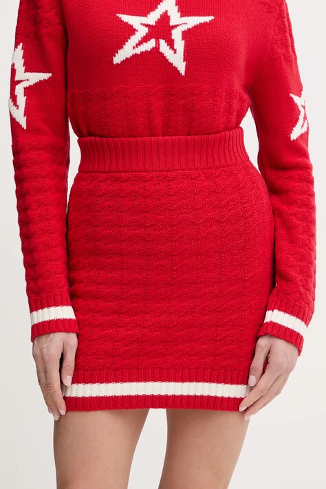 Perfect Moment spódnica sportowa kolor czerwony mini ołówkowa W3001262