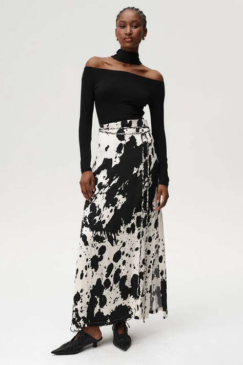 Пола Undress Code дълга разкроена 1072