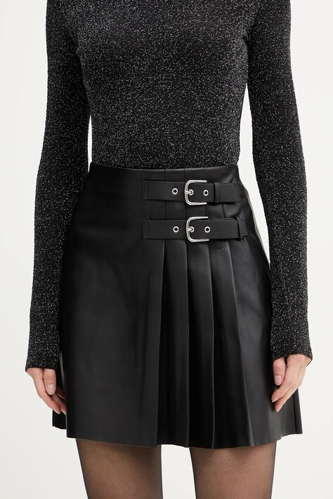 Morgan spódnica kolor czarny mini prosta JPAT