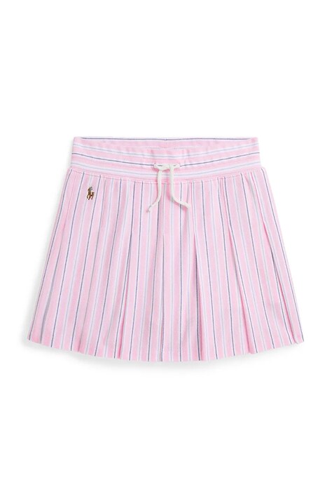 Φούστα Polo Ralph Lauren χρώμα: ροζ, 313973119003