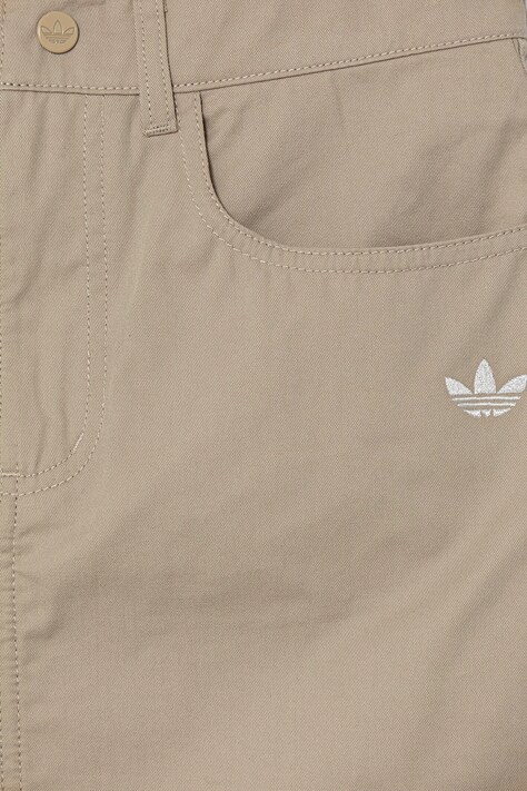 Дитяча бавовняна спідниця adidas Originals — AW25-SDG00K, бежевий — фото 4